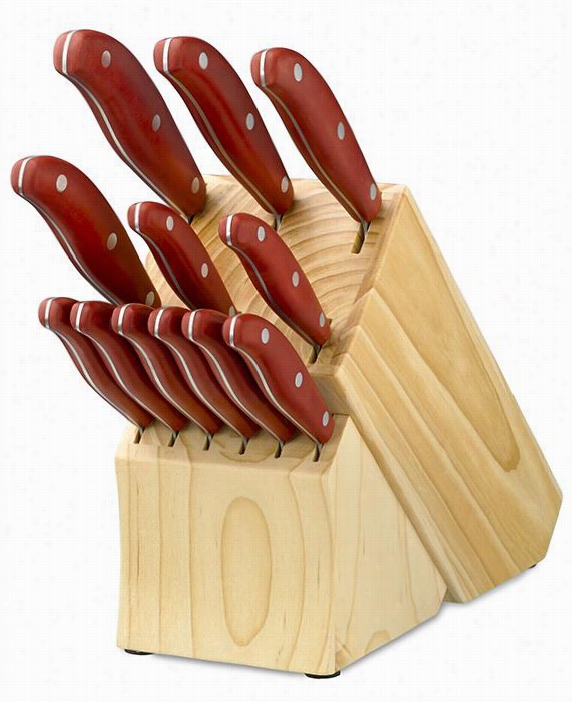 Magna 13-piece Cutlery Set - 13-piece, Red