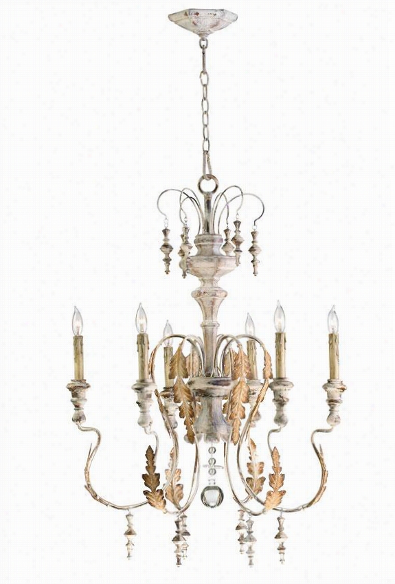 Motivo Chandelier - 6-lightt, Persian White