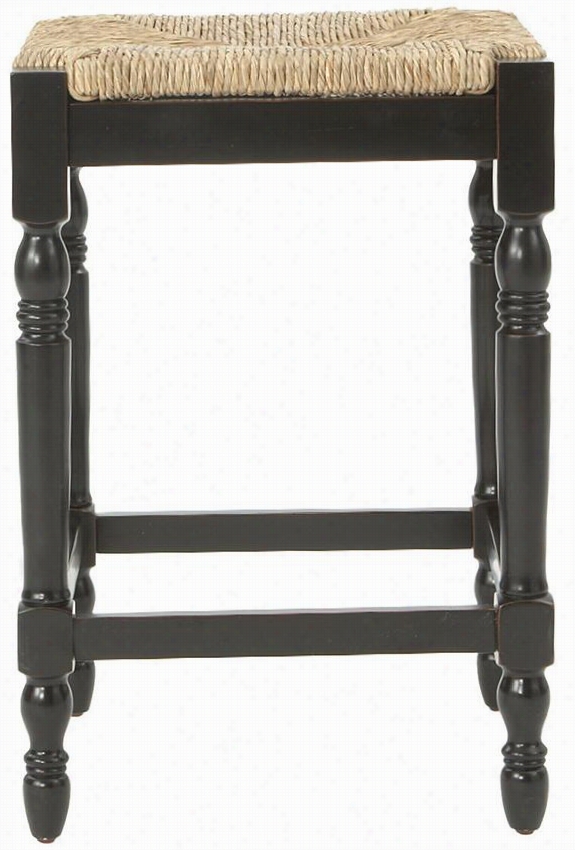 Natalie Counter Stool - Counter, Blac Rustic