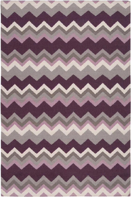 Odessa Superficial Contents Rug - 2'x3', Purple