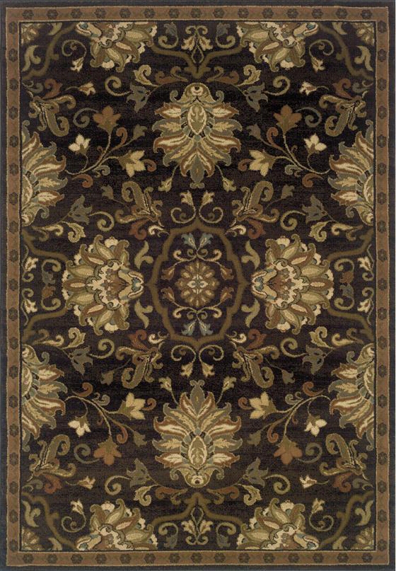 Oriental Weavers Eastgate Arear Ug - 5'3""x7'6"", Coffee Brown