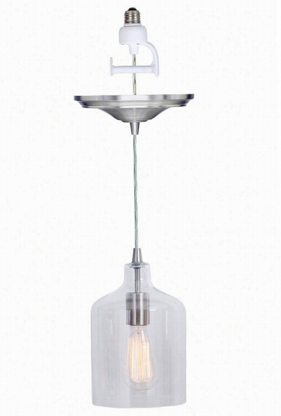 Ryder Pendant Light - Conversion Outfit, White Nickel