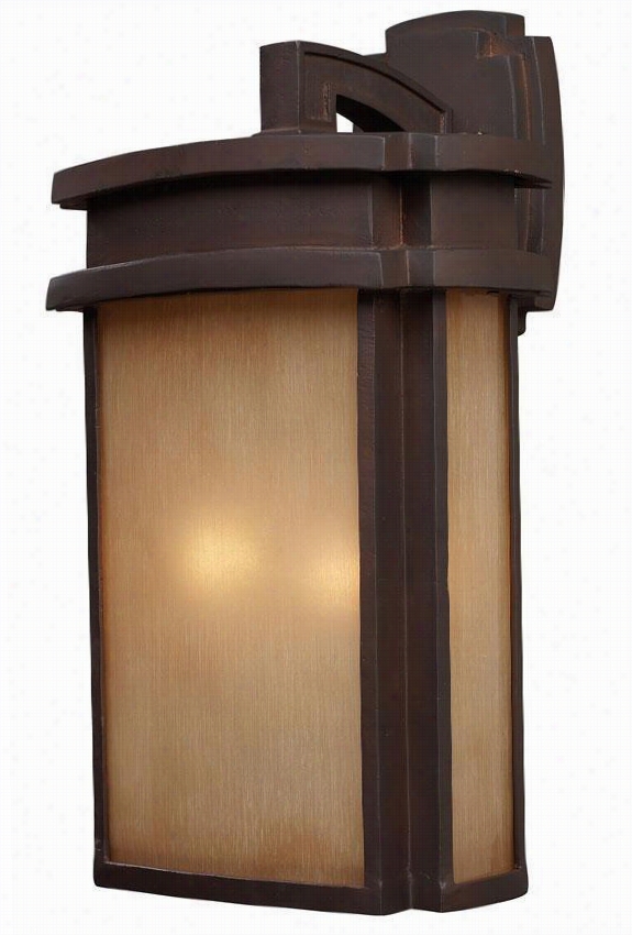 Saguaro 20""h All-weather Outdoor Patio Sconce - 2-lightt/20""h, Bronze