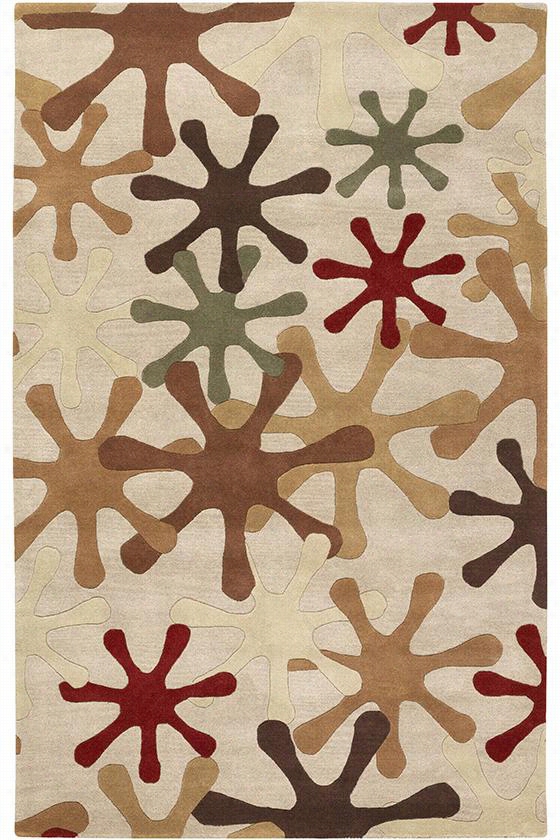 Blot Area Rug Ii - 8' Rundle, Safari Tam