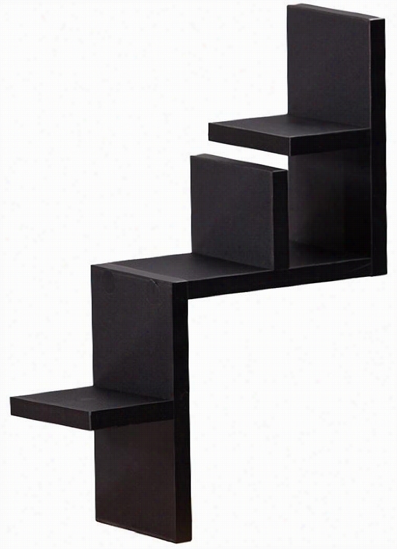 Stepped Shelf - 11.5""hx166.25""wx, Black