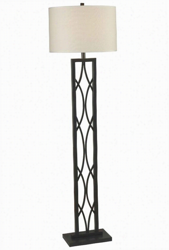 Swoopf Loor Lamp- 660""hx16""round, Oil-rubbed Brnz