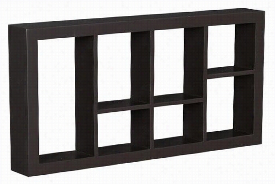 Taylor Display Shelf - 12h X 24w X 3""d, Black