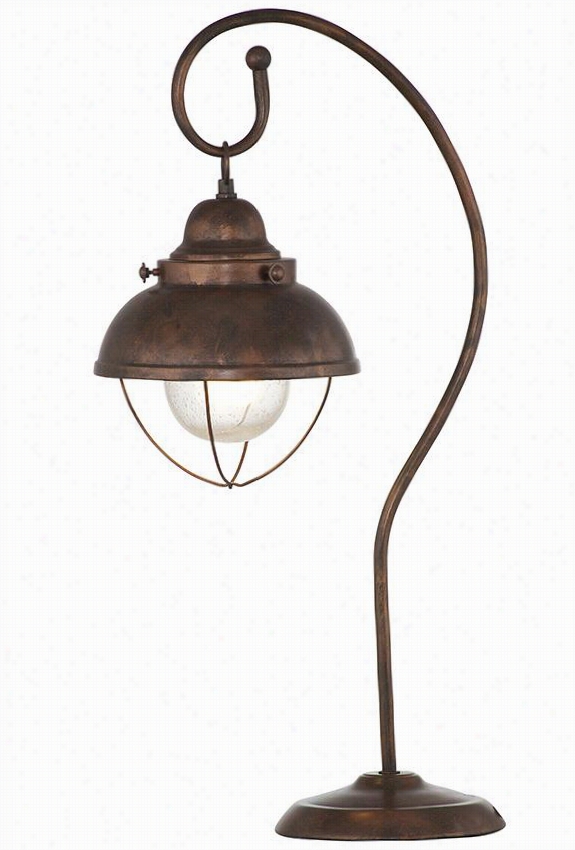 Allegany Ttable Lamp  -25""hx1&0quot;"wx10""d, Copper