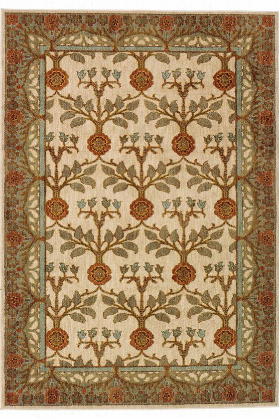 Arbor Ii Aarea Rug - 7'8"" Round, Beige