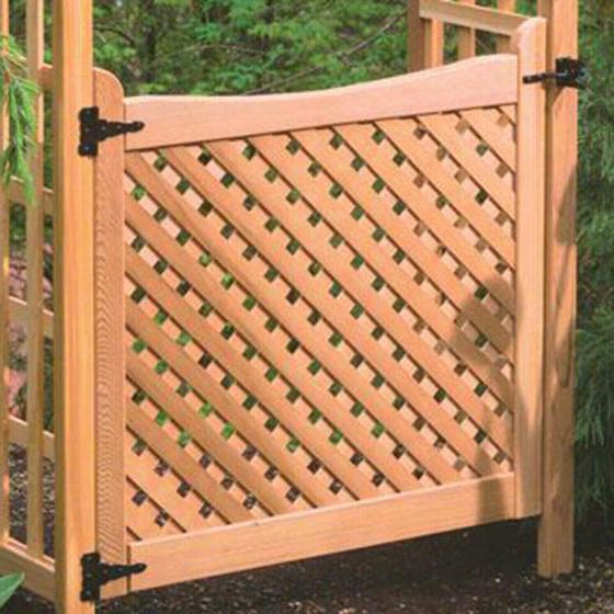 Bancroft Garden Gate - 36""hx36""w, Maroon