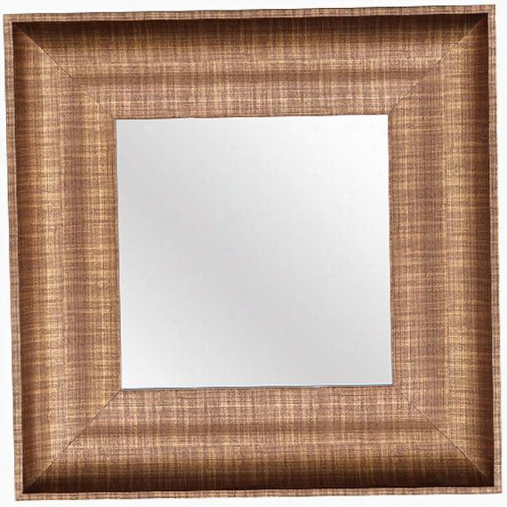 Bronzed Mirror - 16""squarex2&q Uot;"d, Bronze