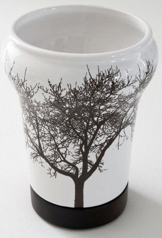 Brown Tree Tumbler - 5hx4wx4d, Brown