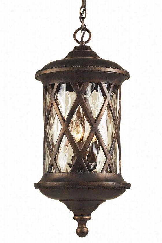 Carrington Manor All-weather Outdoor Pato Pendant - 24""hx10""d, Hazelnut Bronze