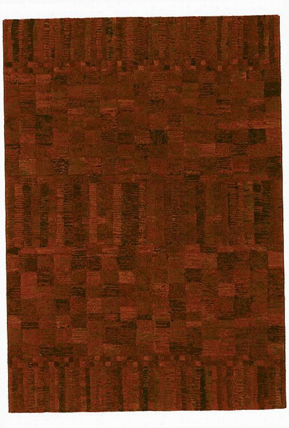 Crest Area Rug - 5'3""x7'6"", Red