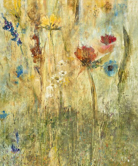 Daisy Day Wall Art - 36""hx30""wx2""d, Zoe Riley