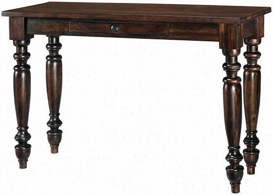 E Ast India Sofa Console Table - 31&qot;";hx48" "w, Brown Wood