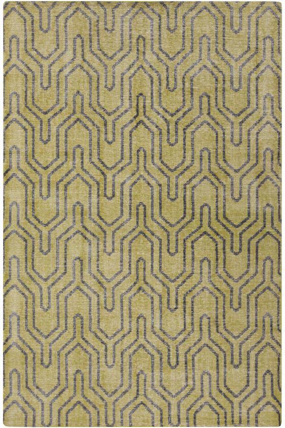 Flora Area Rug - 5'6"&quotx;8'6"", Forest Green