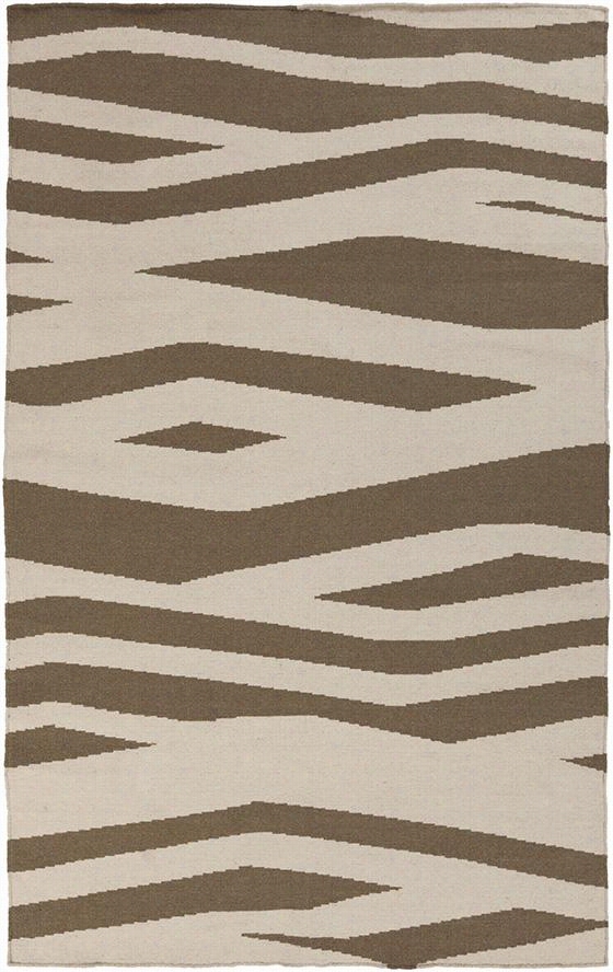 Glaucosarea Rug - 5'x8', Brown