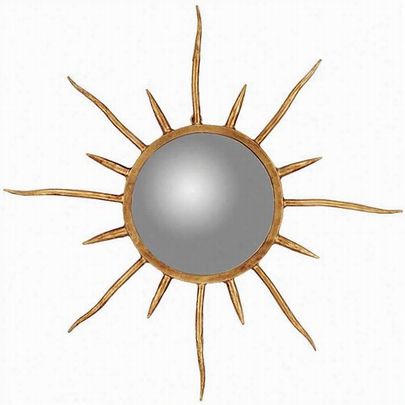 Goldn Sunbeam Convex Mirror - 26""diameter, Gold