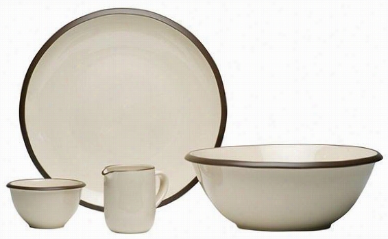 Hampshir E4-piece Serve Ware Set - 4-piece, Ivory