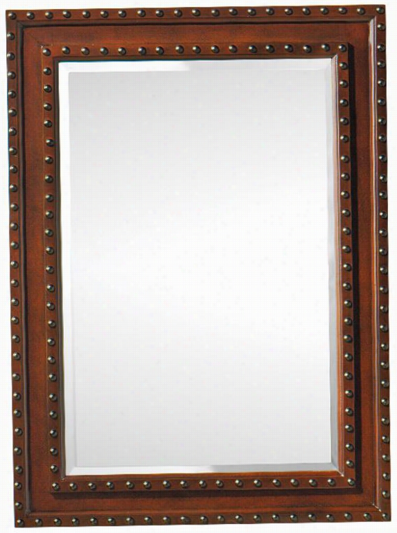 Harlow Mirror - 30hx22wxd, Brown