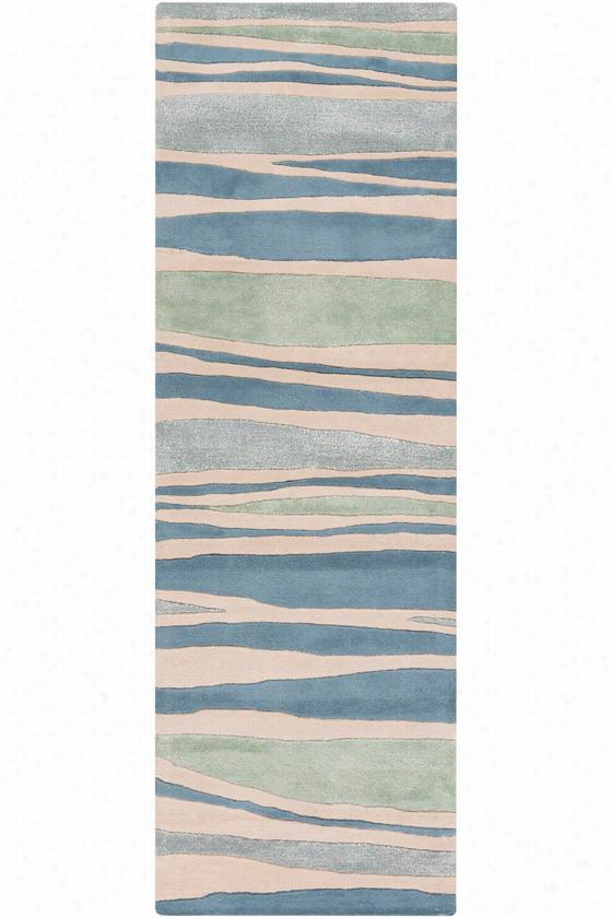 Hyco Area  Rug - 2'6""x8' , Blue