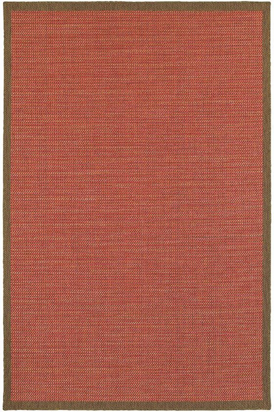 Isle Area Rug - 7'10""rround, Red