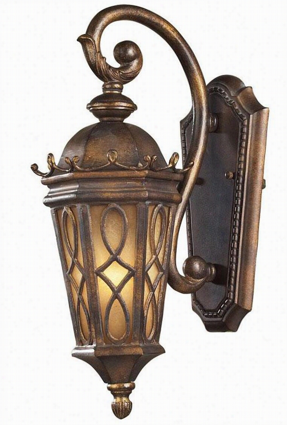 Lake Champlain 18""h All-weather Exterior Patio Sconce - 1-light, Hazelnut Bronze