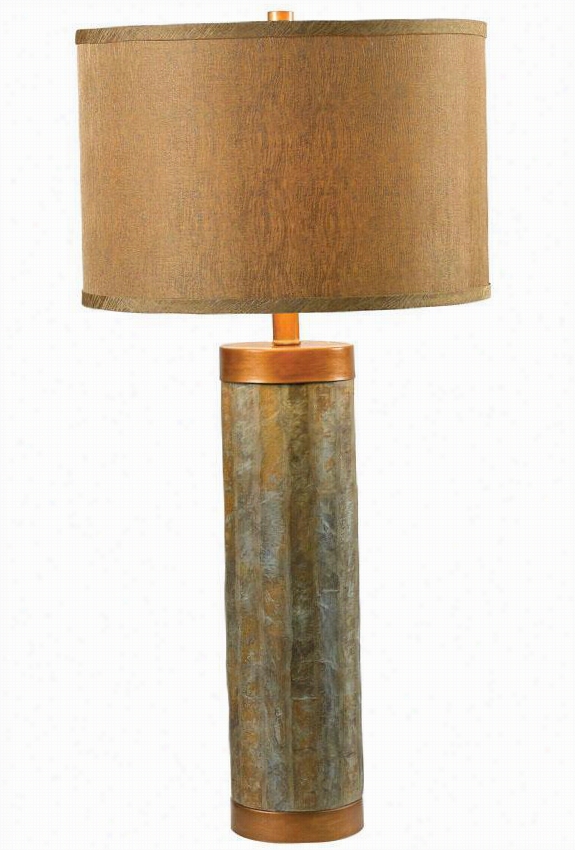 Mattias Table Lamp - 30""h, Coper