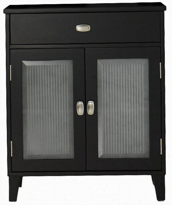 Moderna Bath Cabinet - 30hhx25wx14d, Black