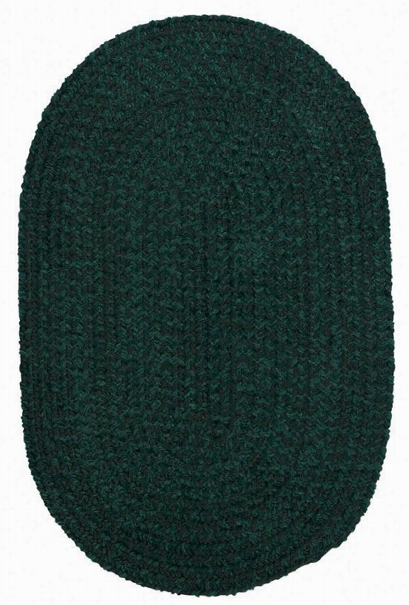 Nate Area Rug  - 8'x8' Round, Forestgreen