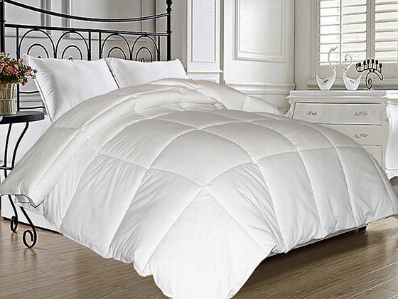 Natural Filp Comforter - King, White