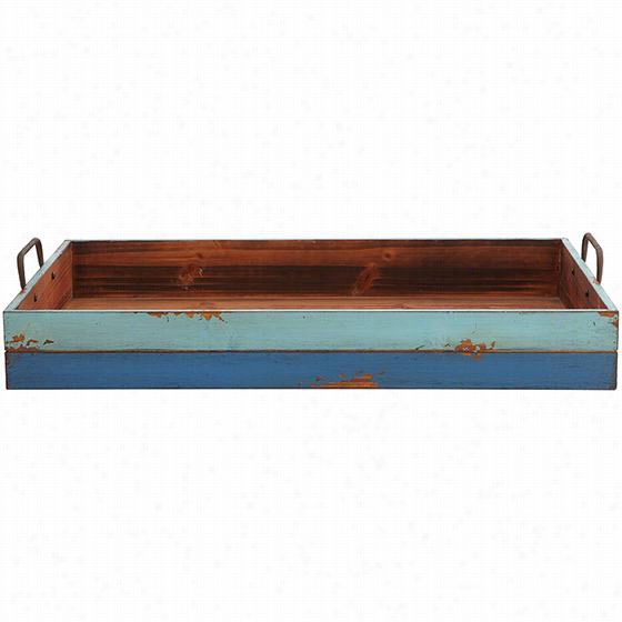 Painted Distressed Tray - Large, Distrssed