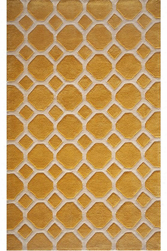 Perspective Area Rug  - 3'6"&qu Ot;x5'6"", Gold