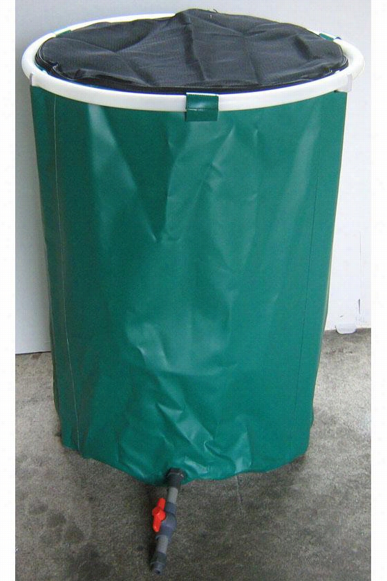 Pop-up Water Barrel - 50 Gallon - 50 Gallns, Green