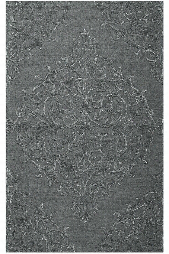 Shldon Area Rug - 2'x3', Smok Eblue