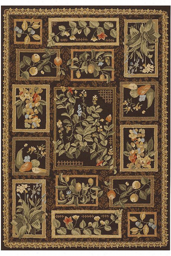 Strickland Area Rug - 8x11', Hcocolate Brown