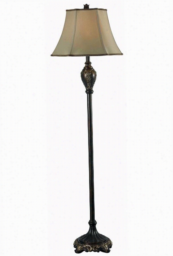 Tessa Floor Lamp - Floor, Bronze