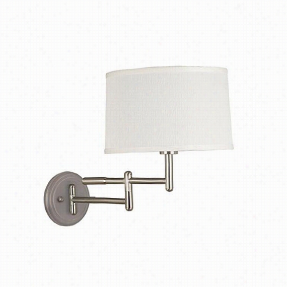 Theta Swing-arm Wall Lamp - 15"&qot;hx19""wx22""d, Steel Gray