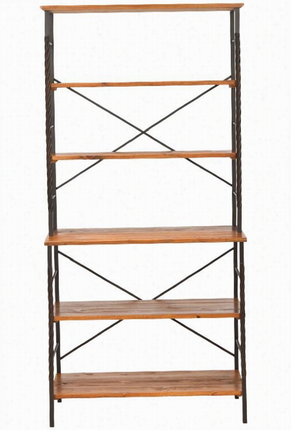 Tuscan Bookshelf - 5 Tier, Black