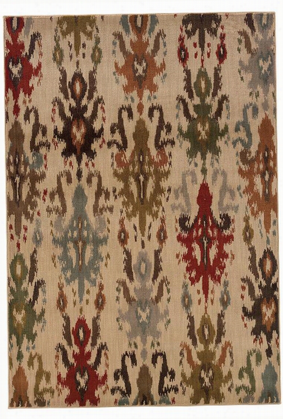 Vicenza Area Rug - 5'3""x7'6"", Beige