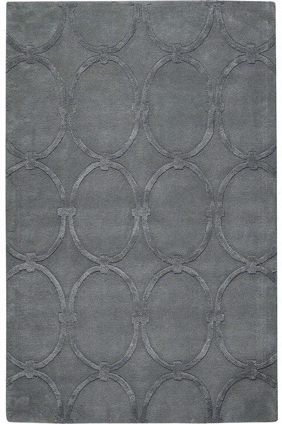 Vivienne Aarea Rug - 5'9"" Round, Soft Blue