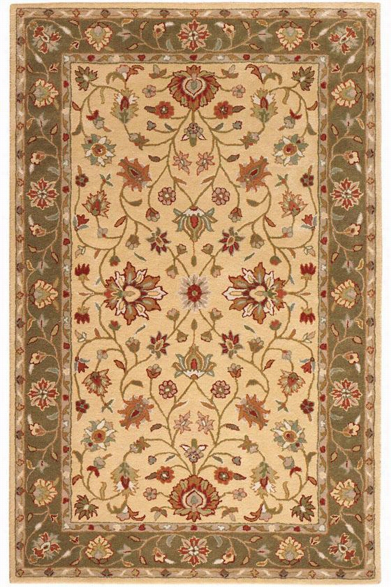 Warwick Rug - 7'9"" Round, Gold