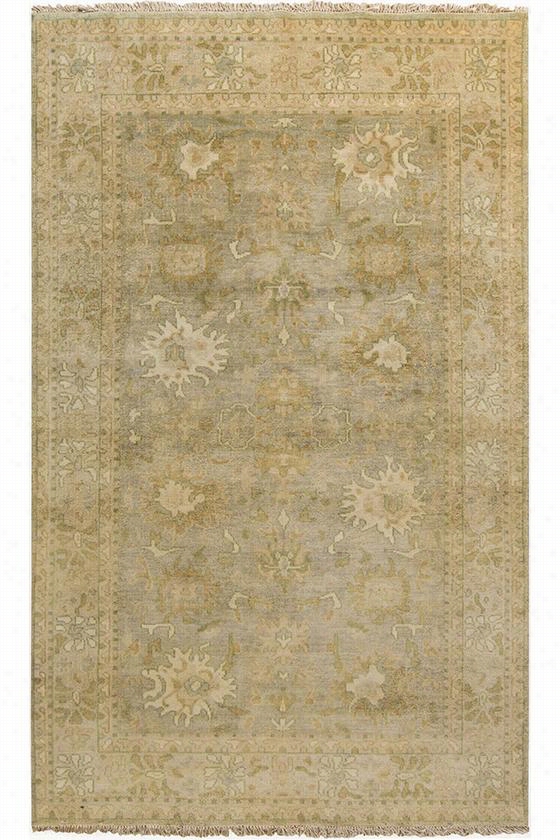 Wishaw Raea Rug - 9'x13', Forest Green