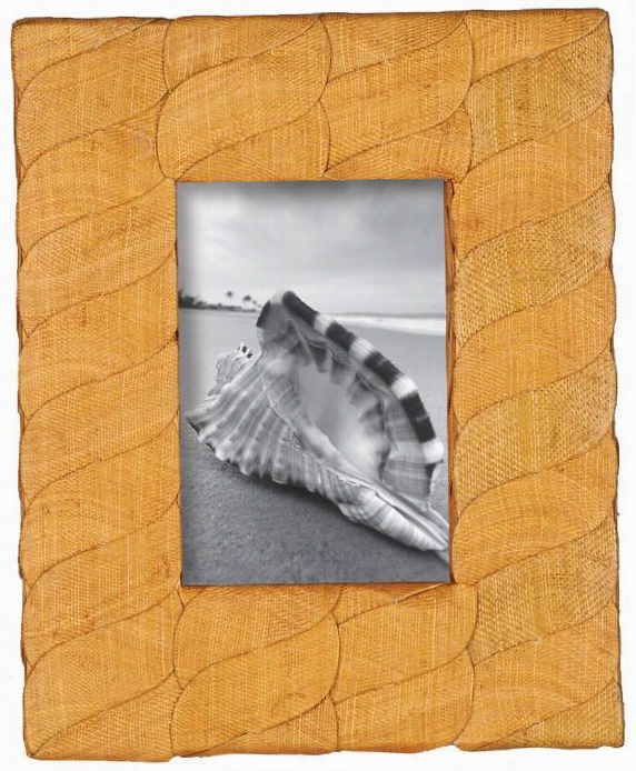 Abaca Picture Feame - Wavy 4x6 Fram E, Goldfincu