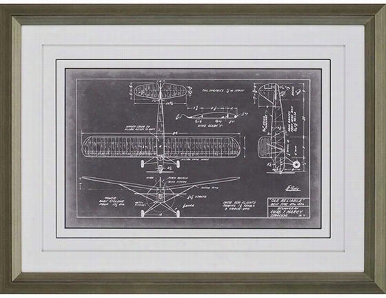 Aero Blueprint Wall Art - Aero Blueprint Viii, Unknown