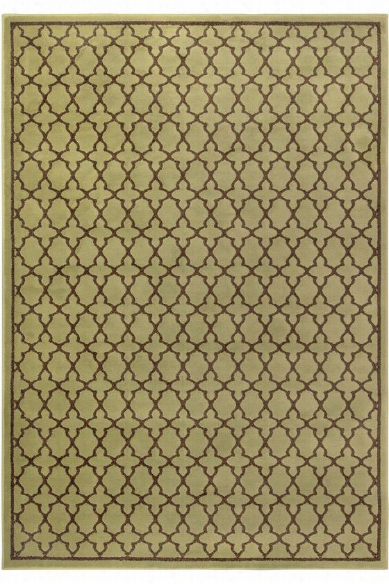 Agatha Area Rug Ii - 9'10""x121'0"", Lime Green