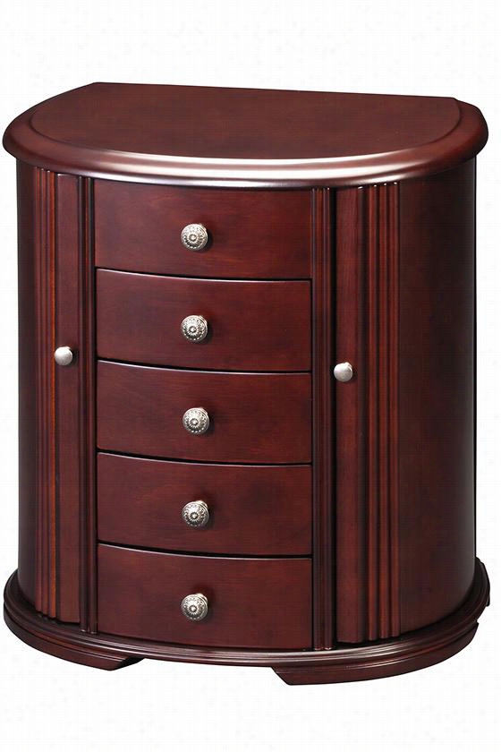 Aimes Classic Jewelry Box - 14""hx13"&quuot;wx9""d, Brown