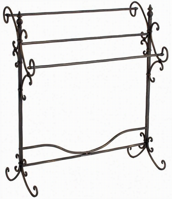 Aleron Blanket Rack -35""hx31""wx16&qu0t;"d, Bronze