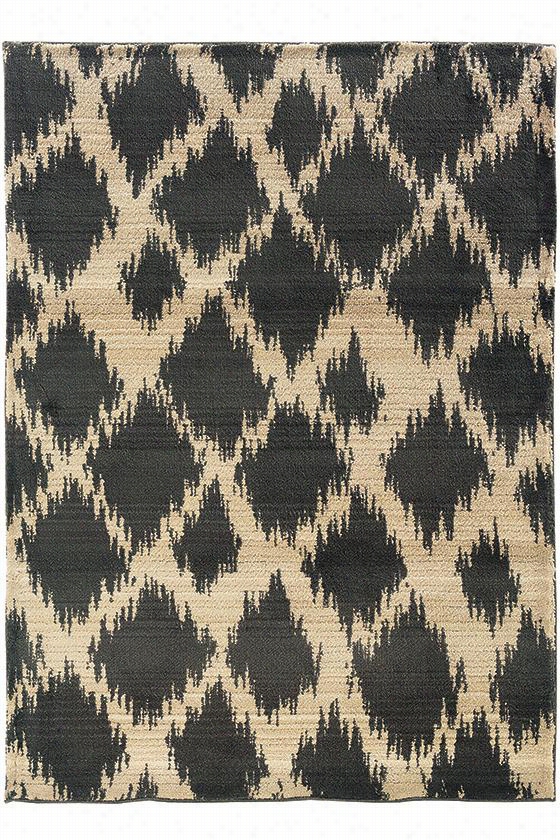 Barbar Yarea Rug - 5'3""x7'6&qupt;", Navy Blue